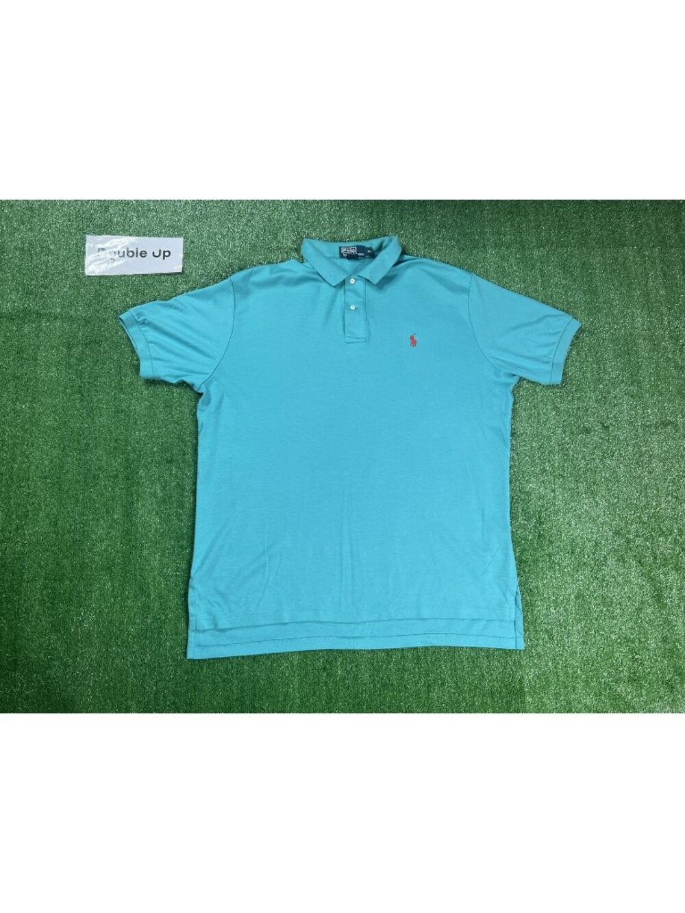 Polo Ralph Lauren Mens Turquoise Polo Size Xl Pony Logo Soft Cotton Collared